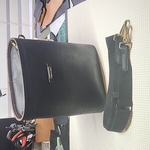 Handmade leather tote bag